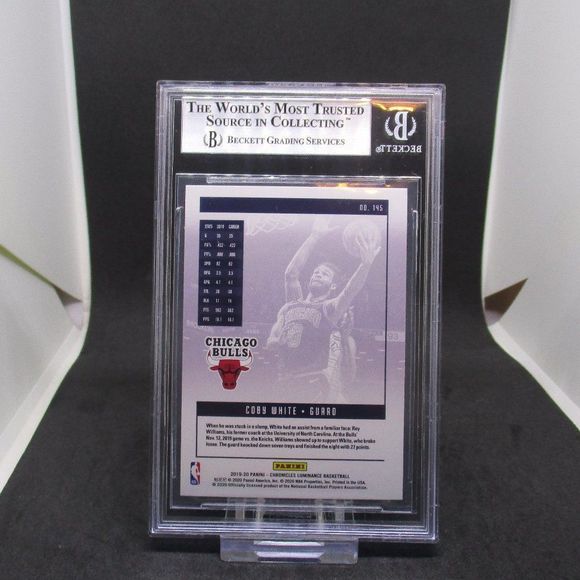 2019-20 Panini Chronicles Luminance PINK COBY WHITE #145 RC BGS 9 GEM MINT - Picture 2 of 3